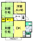 上野西大手町　52,000円 　アパート ２階　