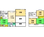 すずらん台西３番町  　60,000円　賃貸一戸建て